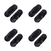 8Pièces Poignées Kayak Canoë Noires Accessoires Remplacement