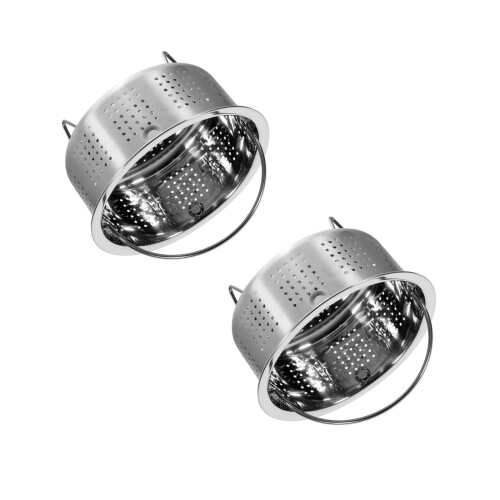 2Pièces Panier Multi-Usage En Acier Inoxydable Cuisine