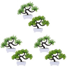 6Pièces Simulation Bonsai Artificiel Pour Bureau