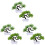 6Pièces Simulation Bonsai Artificiel Pour Bureau 1