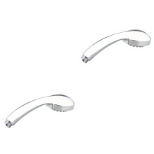 2Pièces Douche Argenté Pivotant LED