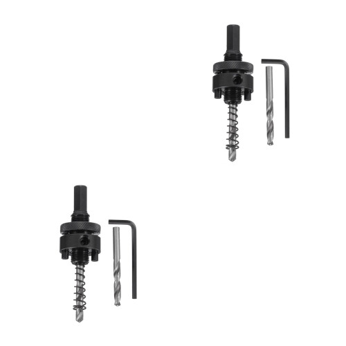 2Pièces Mandrin Noir M42 Bi-Métal Avec Pilote Usage Pro