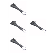 4Stk Violin Ersatz Tailpiece Aluminium Mit 4 Feinstimmern Schwarz