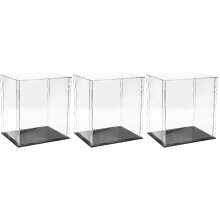 3Pièces Boîte Display Multiusage Couleurs Assorties Durable