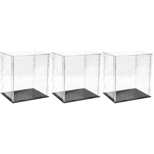 3Pièces Boîte Display Multiusage Couleurs Assorties Durable