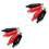 20Paires Pinces Crocodile Isolées Pour Test Acier Durable 1