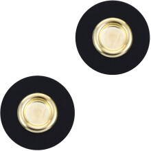 2Pièces Tampons Stopper Nylon Noir Sol Protégé