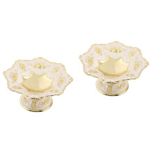 2Pièces Plateau De Stockage Fruits Secs Style Européen Coloré