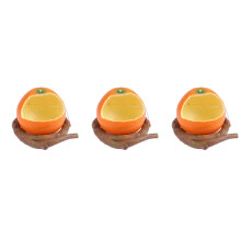 3Pièces Gamelle Oiseaux Couleur Variée Usage Cage Extérieur