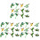 36Pièces Stickers Fenêtres PVC Décor 2