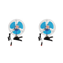2Pièces Ventilateur Portable 180 Protection Métal