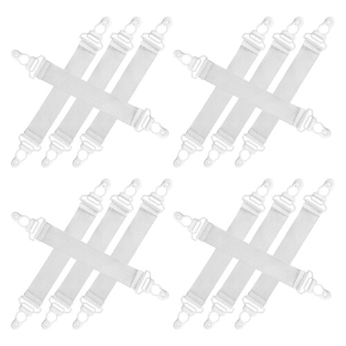48Pièces Clips De Ajustables Blancs Pour Maison Usage