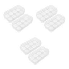 6Stk Robuster Eierorganizer Aus PP Mit Frischedeckel