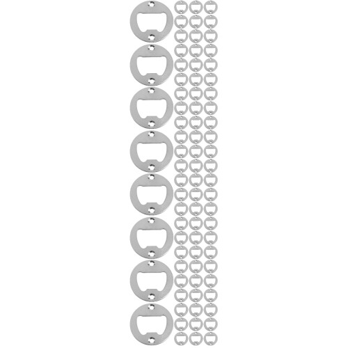 80Pièces Pièces Argenté Pour Kit Ouvre-Bouteilles Multifonction