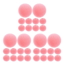 60Pièces Nez De Clown Rose Sponge Accessoire Cosplay Costume De