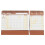 2Pièces Calendrier De 2026 Mini Khaki Métal Office 1