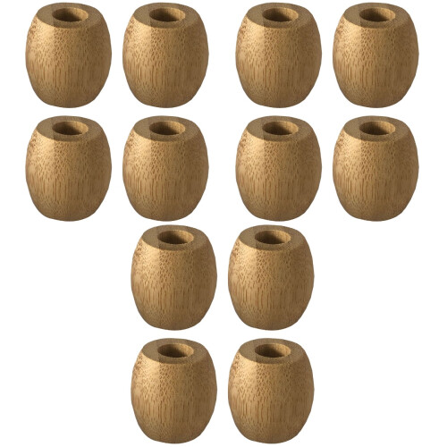 12Pièces Support Unique Bois Nettoyage Facile Bureau