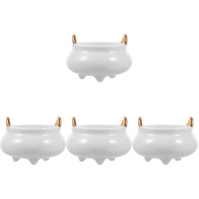 4Pièces Brûleur D'encens Céramique Décoratif Polyvalent