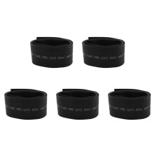 5piezas 30mm 2: 1 Negro Tuberia del Encogimiento de Aislamiento Termico de Poliolefina de 1M