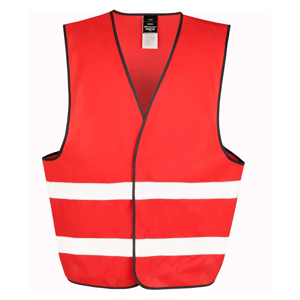 Result (Xs, Red) Adults Unisex Core Enhanced Vis Vest