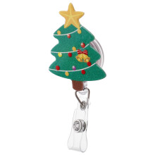 Christmas Badge Reel Houder Met Intrekbare Clip Voor Verpleegkundige