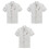 3Pièces Chemise De Chef Courtes Facile À 1