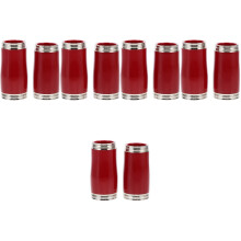 5Paires Tube De Clarinette Rouge Couleur Vive Durable