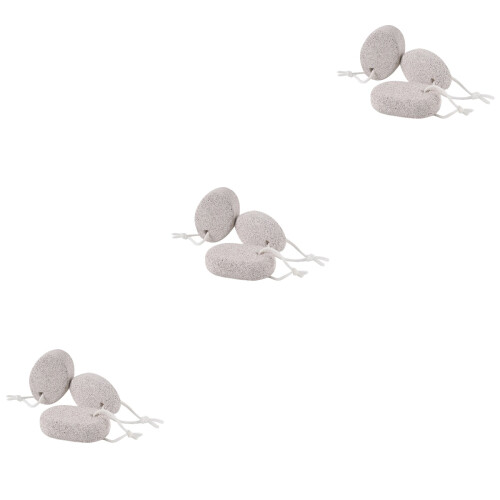 9Pièces Pierre Pieds Gris Enlève Massage