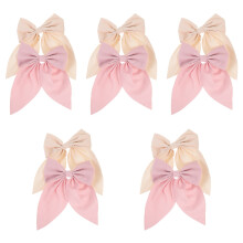 10Pièces Barrettes Pour Fille Colorées Métal Polyester