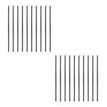 20Pièces Tiges Pom Noires Haute Dureté Pour Bricolage Modélisme