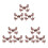 9Ensembles Ensemble Mini Table Et Chaises En Plastique Marron Pour Décor 1
