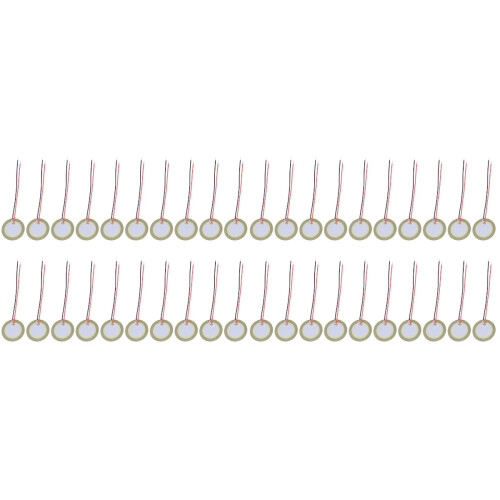 40Pièces Capteurs Piezo Disques Acier Cuivre Multi Usage Pour