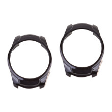 2Pièces Étui Tpu Noir Anti-Rayures Pour Montre Connectée