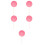 5Pièces Décorations Simulation Rose Accessoires Photo Enfants 1