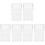 6Pièces Support Multifonction Transparent Stylo, Et Décor 1