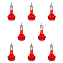 8Pièces Ensemble Shaker À Vin Argenté Usage Bar Maison
