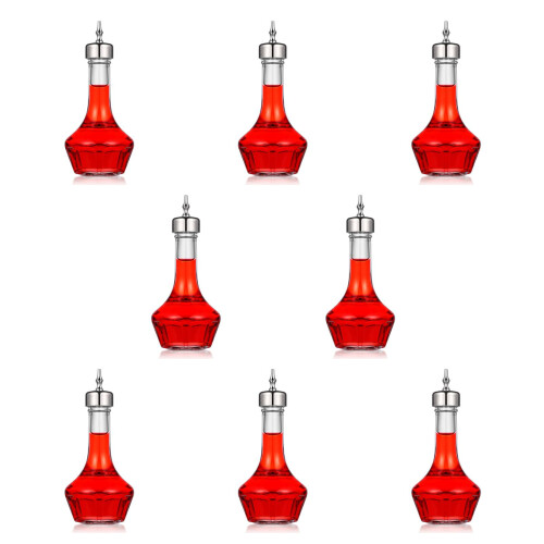 8Pièces Ensemble Shaker À Vin Argenté Usage Bar Maison