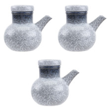 3Pièces Kettles D'assaisonnement Céramiques Multicolores, Anti-Saleté