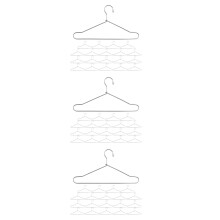 60Pièces Crochets Métal Pour Vêtements Et Accessoires Argentés