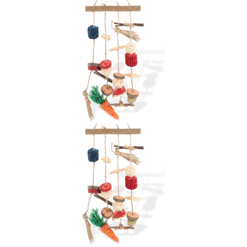 2Pièces Mordeurs Hamster Multicolores Pour Rongeurs