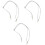 3Pièces Sangles Sac PU Résistantes Pour Sac De Messager 1