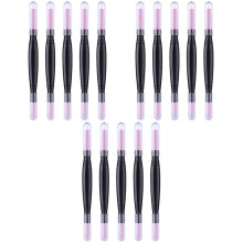 15Pièces Ongles Double Tête Pierre