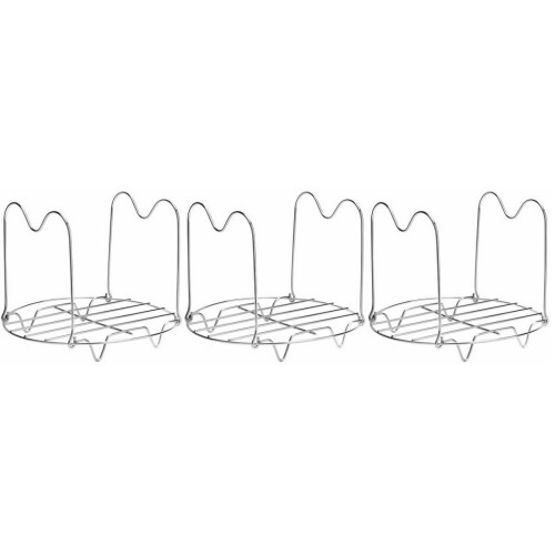 3Pièces Racks Argentés Accessoires Cuisines
