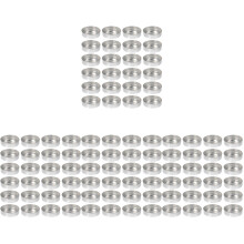 200Pièces Coupelles Argentées Pour Fabrication Rangement De Bougies