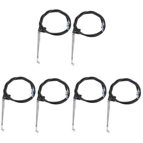 6Pièces Poignées Tirettes De Fauteuil Noir Aluminium Pour