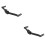 2Pièces Levier De Double Tête Aluminium Noir Durable 1
