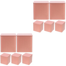10Pièces Boîtes De Rangement Rose Gold Pour , Café Bonbons