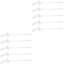 10Ensembles Pailles En Silicone Liquide Pour Usage