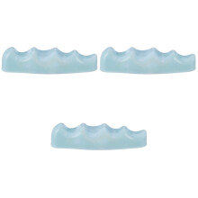 3Pièces Présentoir Pinceaux Chinois Bleu Ciel Résine Raffinée