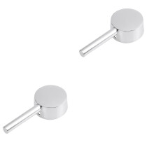 2Pièces Robinet Argenté Design Moderne Pour Cuisine Lavabo